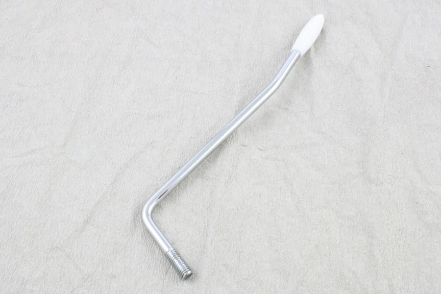 ALL PARTS BP0271010 TREMOLO ARM METRIC WITH WHITE TIP CHROME FITS IMPORTS 6MM