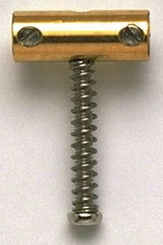 ALL PARTS BP0537008 BRIDGE SADDLES (SET OF 3) WITH SPRINGS AND SCREWS FOR TELE BRASS