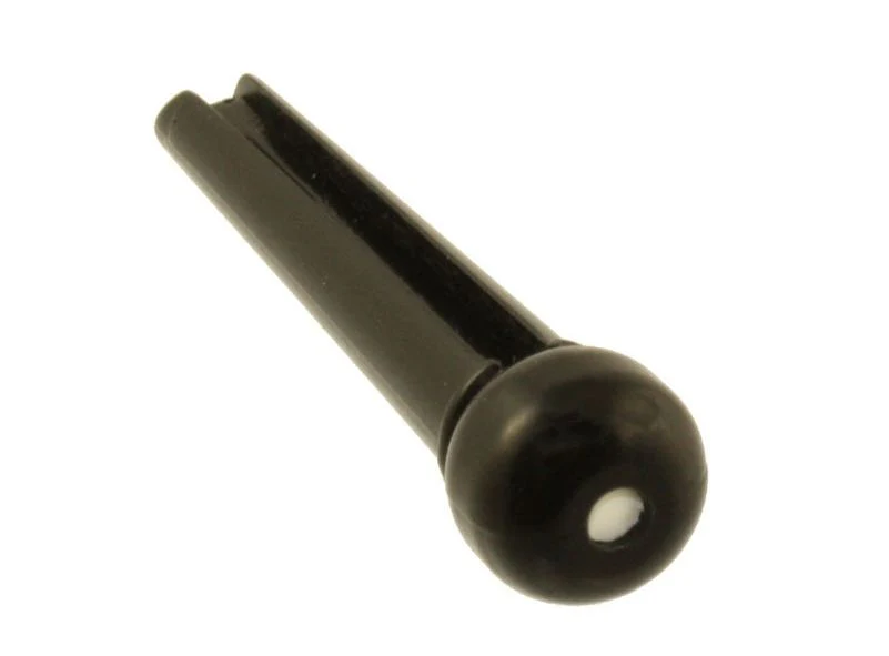 ALL PARTS BP0679023 BLACK PLASTIC BRIDGE PIN SET WITH WHITE DOT (6 PIECES)