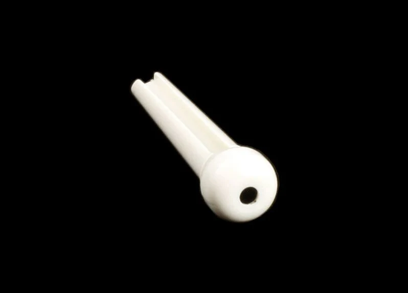 ALL PARTS BP0679025 WHITE PLASTIC BRIDGE PIN SET WITH BLACK DOT (6 PIECES)