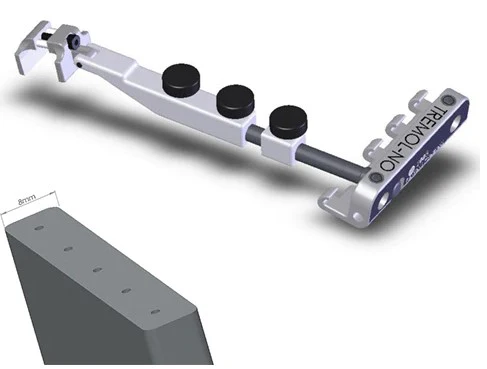ALL PARTS BP2007010 TREMOL-NO TREMOLO LOCKING DEVICE WITH HARDWARE SMALL CLAMP