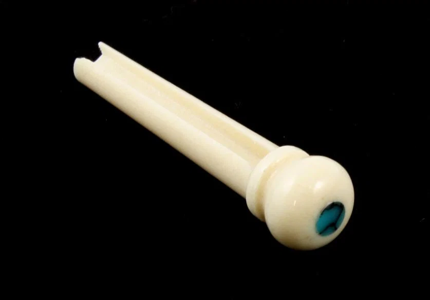 ALL PARTS BP2848000 SET OF CAMEL BONE GUITAR BRIDGE PINS