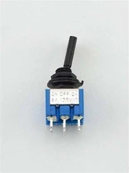 ALL PARTS EP0082003 ON-OFF-ON MINI SWITCH DPDT WITH MOUNTING HARDWARE BLACK