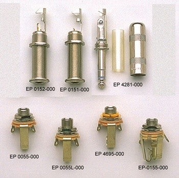 ALL PARTS EP0151000 LONG THREADED BARREL INPUT JACK MONO SWITCHCRAFT 151