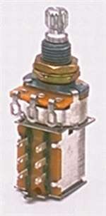 ALL PARTS EP0225000 PUSH/PULL 25K AUDIO TAPER POTENTIOMETER WITH NUT AND WASHER