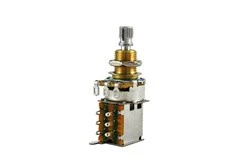 ALL PARTS EP0283000 250K PUSH/PUSH AUDIO TAPER POTENTIOMETER WITH NUT AND WASHER