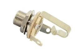 ALL PARTS EP055L000 1/4 INPUT JACK SWITCHCRAFT 11L WITH 3/8 LONG THREADED