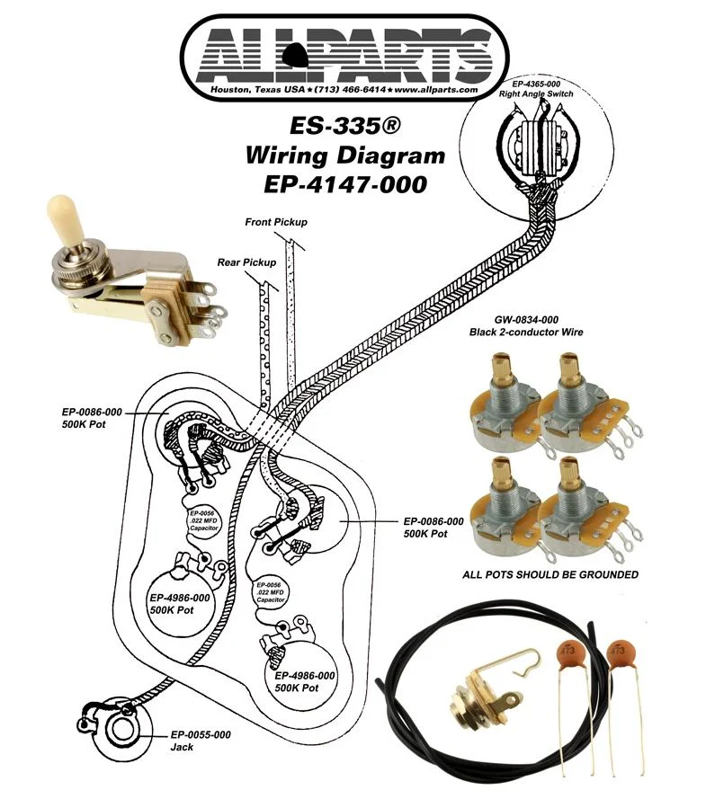 ALL PARTS EP4147000 WIRING KIT FOR ES335