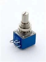 ALL PARTS EP4785000 250K AUDIO TAPER POT BOURNS 82 SERIES SOLID SHAFT BLUE CASE