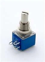 ALL PARTS EP4786000 500K AUDIO TAPER POT BOURNS 82 SERIES SOLID SHAFT BLUE CASE