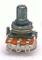 ALL PARTS EP4885000 250K MINI POT AUDIO TAPER 1/4 LONG THREADS SPLIT