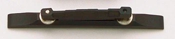 ALL PARTS GB05010E1 EBONY COMPENSATED BRIDGE WITH BASE FOR ARCHED-TOP GUITAR 6 LONG X 9/16 WIDE