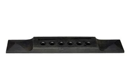 ALL PARTS GB28500E0 PYRAMID BRIDGE FOR ACOUSTIC GUITAR EBONY NO FINISH 6 X 1
