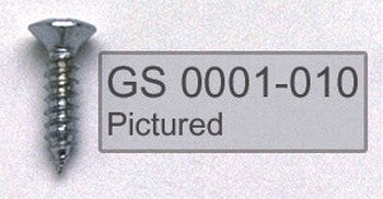 ALL PARTS GS0001003 PICK GUARD SCREWS PHILLIPS HEAD BLACK 4 X 1/2