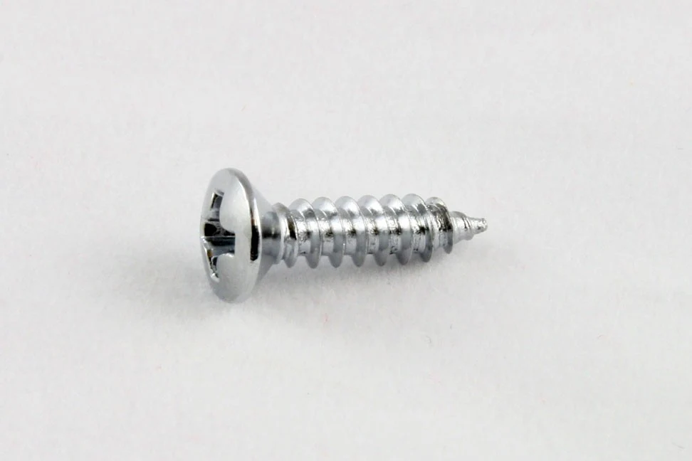 ALL PARTS GS0001010 PICK GUARD SCREWS PHILLIPS HEAD CHROME 4 X 1/2