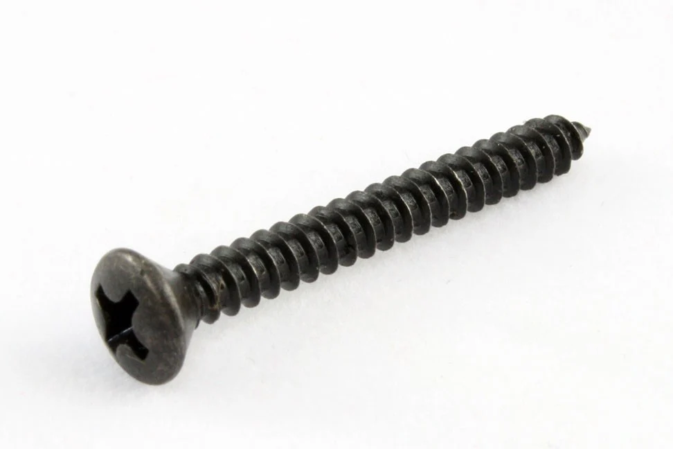 ALL PARTS GS0003003 STRAP BUTTON SCREWS PHILLIPS HEAD BLACK