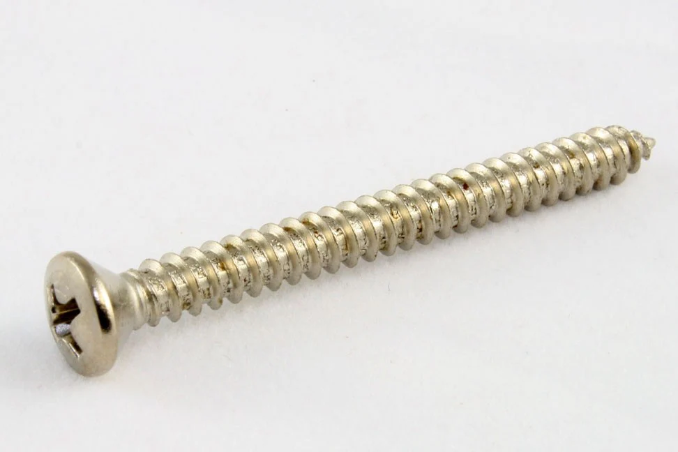 ALL PARTS GS0005001 NECK PLATE SCREWS PHILLIPS HEAD NICKEL 8 X 1-3/4. UNIDAD