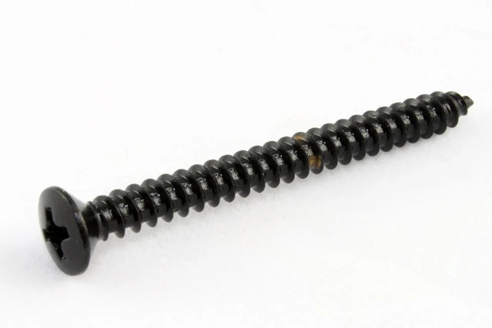 ALL PARTS GS0005003 NECK PLATE SCREWS PHILLIPS HEAD BLACK 8 X 1-3/4. UNA UNIDAD