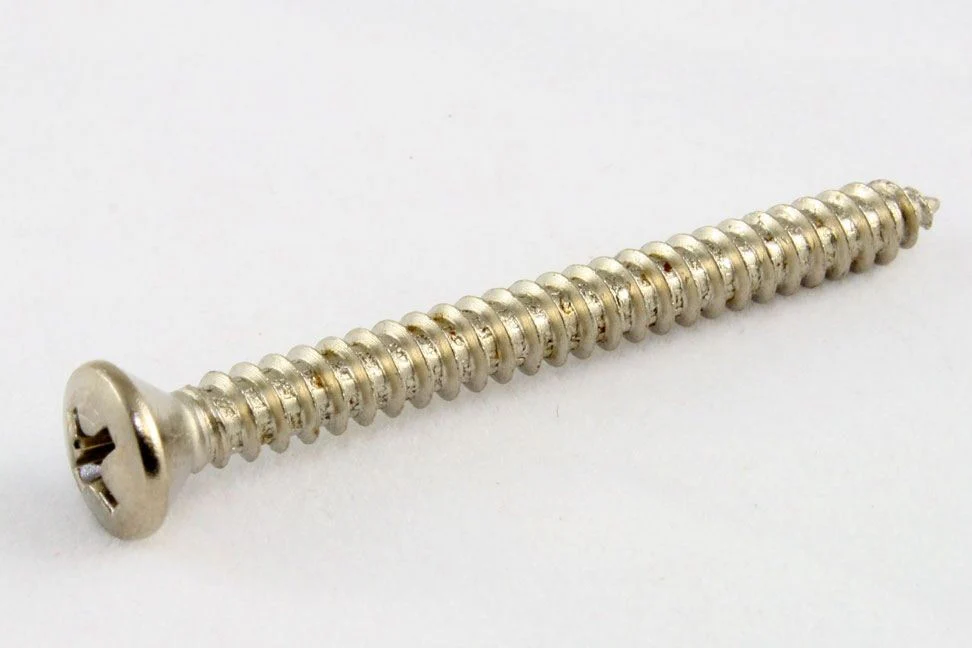 ALL PARTS GS0005005 NECK PLATE SCREWS PHILLIPS HEAD STAINLESS STEEL 8 X 1-3/4. UNA UNIDAD