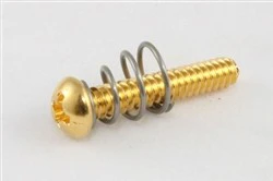 ALL PARTS GS0007002 SET DE 8 TORNILLOS PARA PASTILLA STRATOCASTER DORADOS
