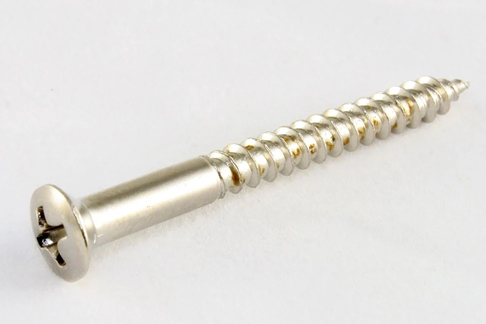 ALL PARTS GS0039001 TREMOLO SPRING CLAW SCREWS NICKEL 8 X 1-3/4 LONG
