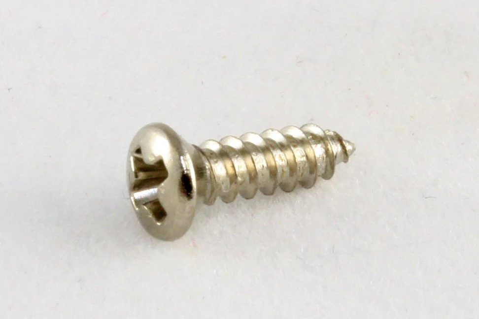 ALL PARTS GS0050001 PICK GUARD SCREWS GIBSON SIZE PHILLIPS HEAD NICKEL 3 X 3/8
