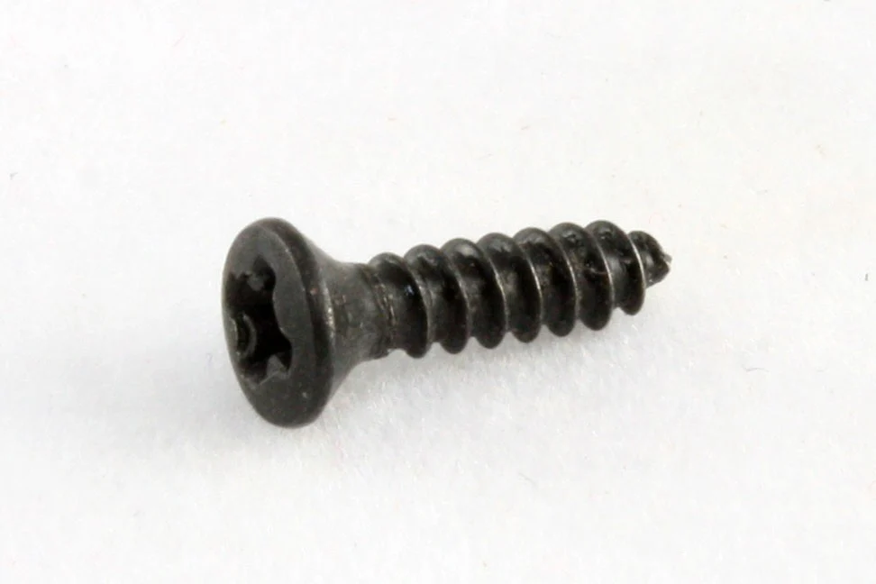 ALL PARTS GS0050003 PICK GUARD SCREWS GIBSON SIZE PHILLIPS HEAD BLACK 3 X 3/8
