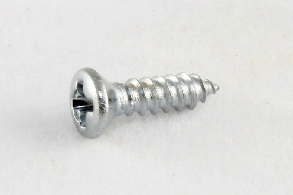 ALL PARTS GS0050010 PICK GUARD SCREWS GIBSON SIZE PHILLIPS HEAD CHROME 3 X 3/8