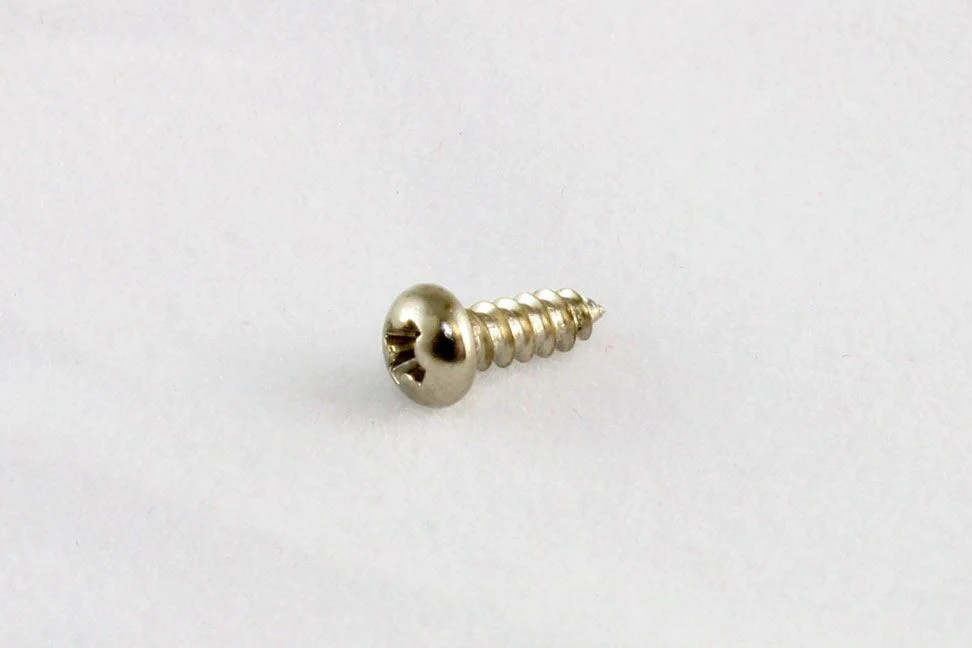 ALL PARTS GS3206001 TRUSS ROD COVER SCREWS PHILLIPS HEAD NICKEL 2 X 3/8