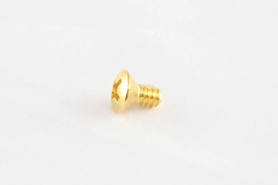 ALL PARTS GS3263002 SWITCH MOUNTING SCREWS (8 PIECES) GOLD PHILLIPS