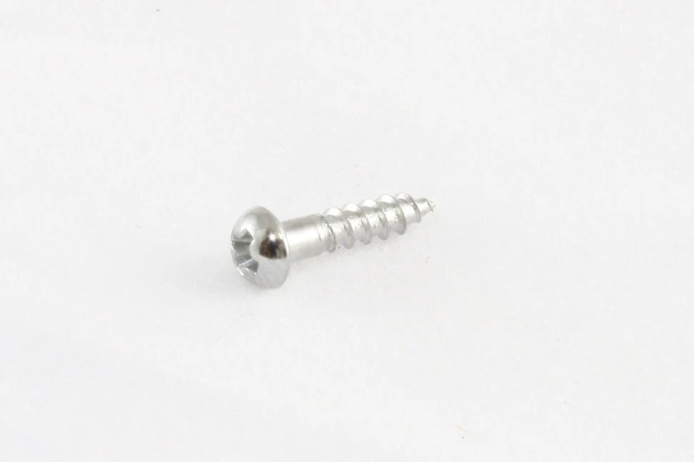 ALL PARTS GS3376010 TUNING KEY SCREWS CHROME SMALL SIZE FOR ENCLOSED KEYS 2 X 3/8 LONG
