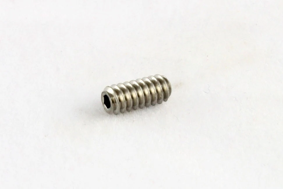 ALL PARTS GS3382005 BRIDGE HEIGHT SCREWS FOR BASS OR TGUITAR HEX HEAD STAINLESS 6 - 32 X 1/4