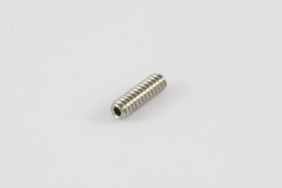 ALL PARTS GS3384005 BRIDGE HEIGHT SCREWS FOR BASS OR TGUITAR HEX HEAD STAINLESS 6 - 32 X 7/16