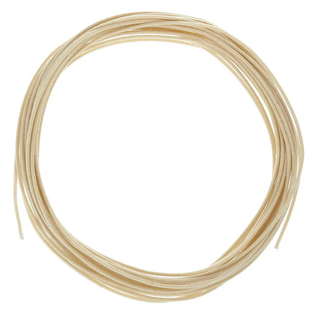 ALL PARTS GW0820025 CABLE HILADO CON CUBIERTA DE TELA DE ESTILO VINTAGE BLANCO 25 PIES