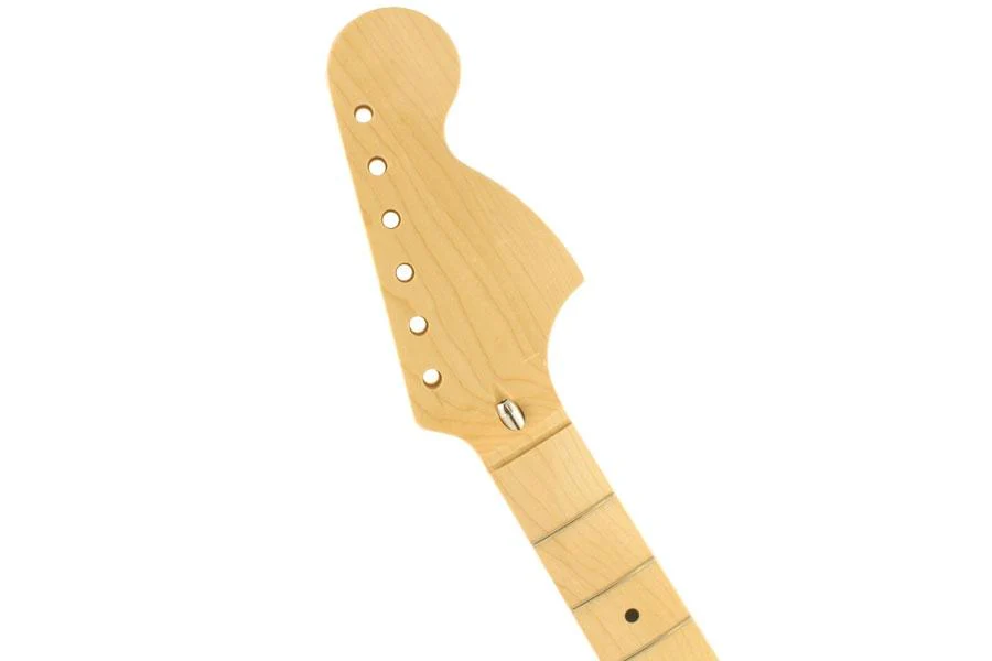 ALL PARTS LMFC LARGE HEADSTOCK NECK SOLID MAPLE 21 TALL FRETS BULLET TRUSS ROD 10 RADIUS WITH