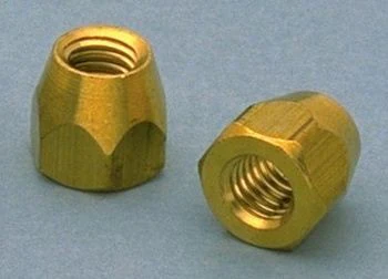 ALL PARTS LT0660008 TRUSS ROD NUTS (4 PIECES) FOR GIBSON GUITARS BRASS (10-32)
