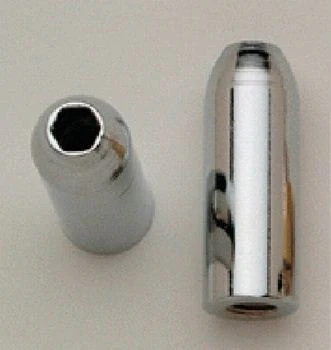 ALL PARTS LT1060010 BULLET TRUSS ROD NUTS (2 PIECES) FOR FENDER GUITARS (10-32) CHROME