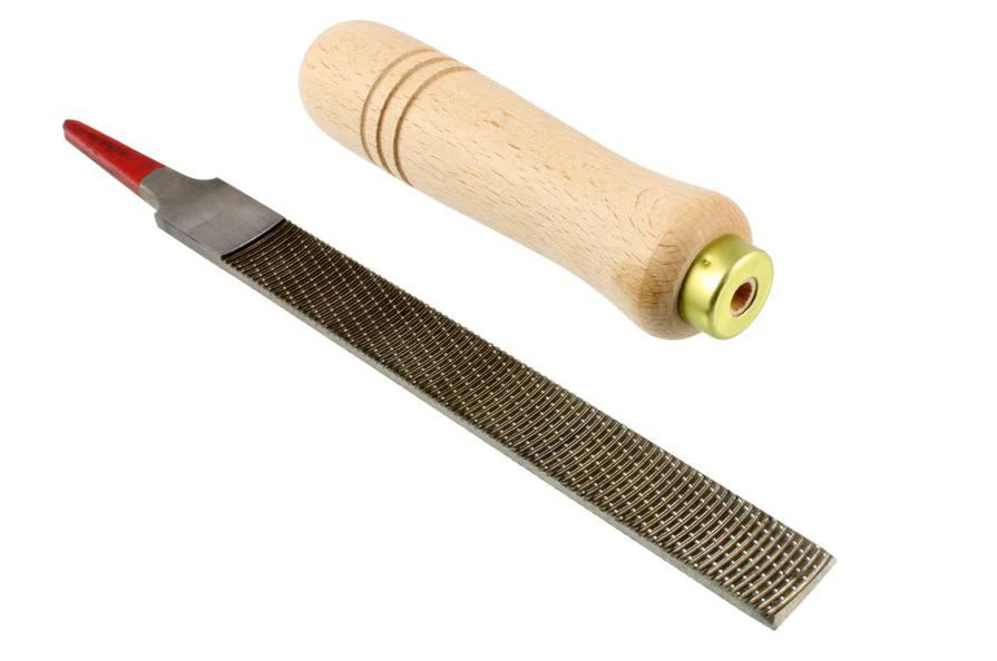 ALL PARTS LT4527000 FINE FLAT WOOD CARVING FILE 16MM (5/8”) X 150MM (590”) WITH WOOD HANDLE