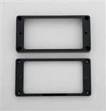 ALL PARTS PC0745023 HUMBUCKING PICKUP RING SET NECK AND BRIDGE NOT-SLANTED BLACK