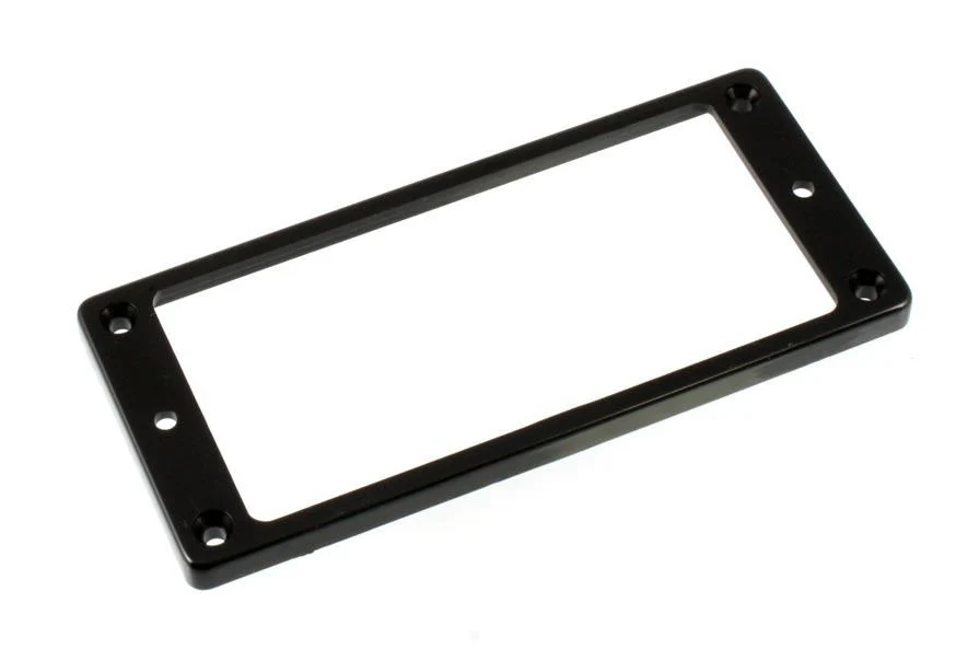 ALL PARTS PC5433023 7-STRING HUMBUCKING PICKUP RINGS (2) WITH FLAT BOTTOM BLACK