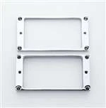 ALL PARTS PC5436010 HUMBUCKING PICKUP RING SET WITH FLAT BOTTOM CHROME