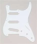 ALL PARTS PG0550025 PICK GUARD FOR STRAT WHITE 1-PLY (8 SCREW HOLES)