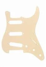 ALL PARTS PG0550028 PICK GUARD FOR STRAT CREAM 1-PLY (8 SCREW HOLES)