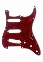 ALL PARTS PG0552044 PICK GUARD FOR STRAT VINTAGE RED TORTOISE 3-PLY (RT/W/B)