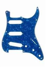 ALL PARTS PG0552057 PICK GUARD FOR STRAT, BLUE PEARLOID 3-PLY (BP/W/B) (11 SCREW HOLES).