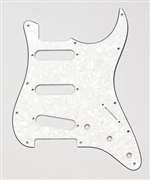 ALL PARTS PG0552065 PICK GUARD FOR STRAT PARCHMENT PEARLOID 3-PLY (PP/W/B)
