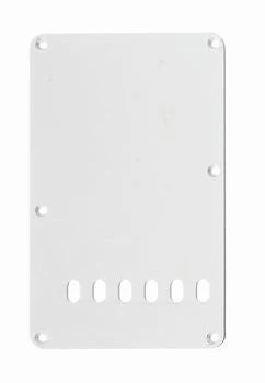 ALL PARTS PG0556025 TREMOLO SPRING COVER WHITE 1-PLY