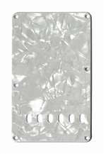 ALL PARTS PG0556055 TREMOLO SPRING COVER WHITE PEARLOID 3-PLY (WP/W/B)