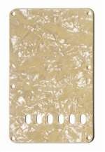 ALL PARTS PG0556058 TREMOLO SPRING COVER CREAM PEARLOID 3-PLY (CP/B/W)