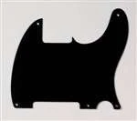 ALL PARTS PG0567034 PICK GUARD FOR ESQUIRE BLACK MATTE 1-PLY (5 SCREW HOLES)